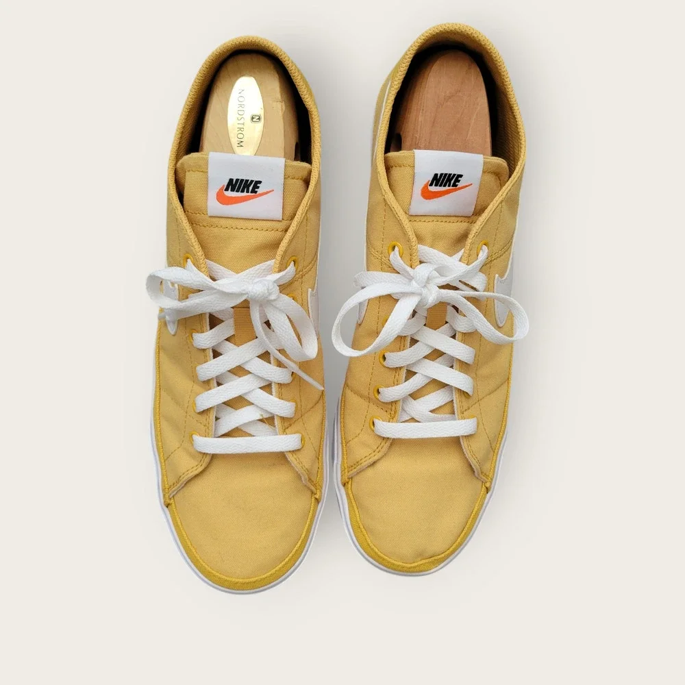 Nike Court Legacy Canvas Sanded Gold Sneakers Men Sz 11 CW6539-700 - Picture 6 of 16